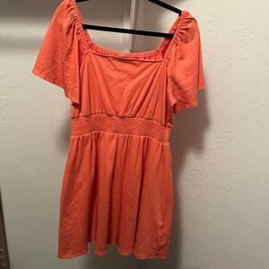 Old Navy Women's Vibrant Orange Maxi Dress